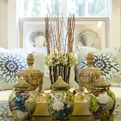 vases and decor pieces with beach theme in Padanaram MA